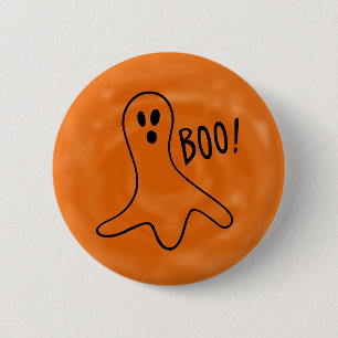 Halloween Cute Ghost Booo 2 Inch Round Button