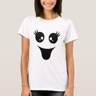 Halloween - Cute Ghost Face T-Shirt