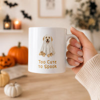 Halloween Cute Ghost Golden Retriever