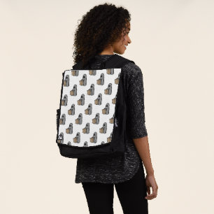 Halloween, Cute Ghost Grey, Trick Or Treat, Boo Backpack