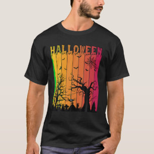 halloween Cute Ghost Holding Pumpkin Halloween Cos T-Shirt
