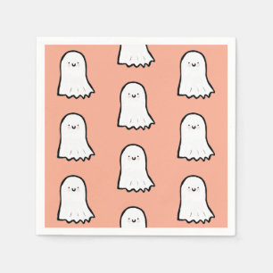 Halloween Cute Ghost Pattern Napkin