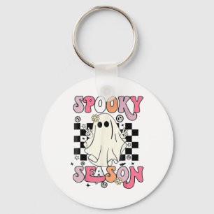 Halloween Cute Ghost Spooky Season Keychain