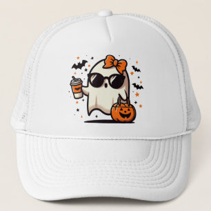 Halloween Cute Ghost Trucker Hat