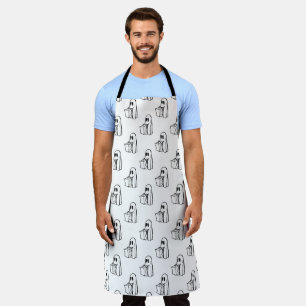 Halloween, Cute Ghost White, Trick Or Treat, Boo Apron