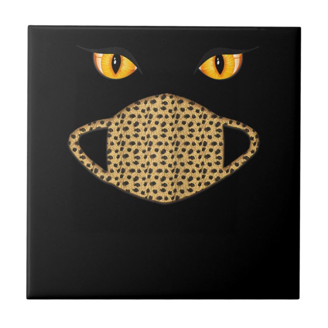 Halloween Cute Gift for Wife Tile (Front)