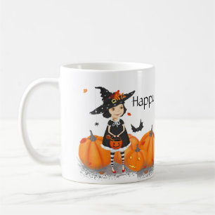 Halloween Cute Little Witch Coffee Mug