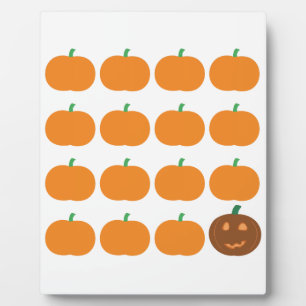 Halloween Cute Pumpkin Patch Plaque