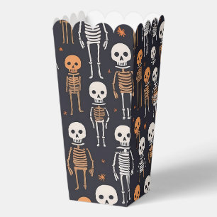 Halloween cute skeletons  favor box