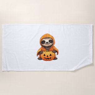 Halloween Cute Sloth Classic T-Shirt Beach Towel