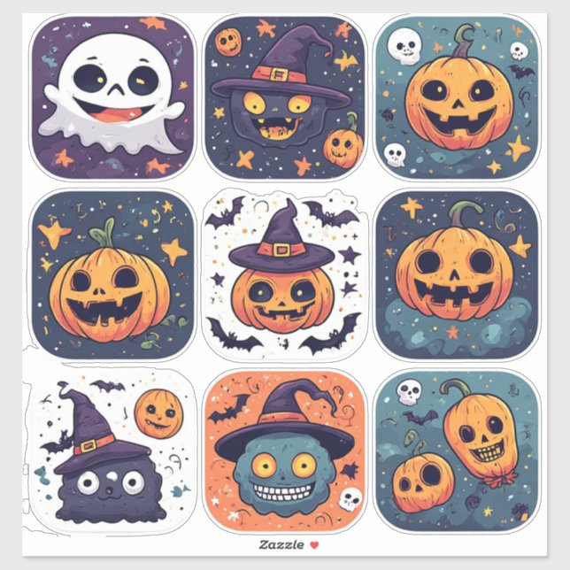 Halloween Cute Spooky Icons Collection 👻 (Sheet)