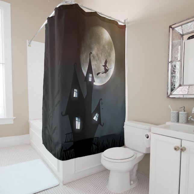  Halloween Cute Spooky Whimsical Black Witch  (In Situ)