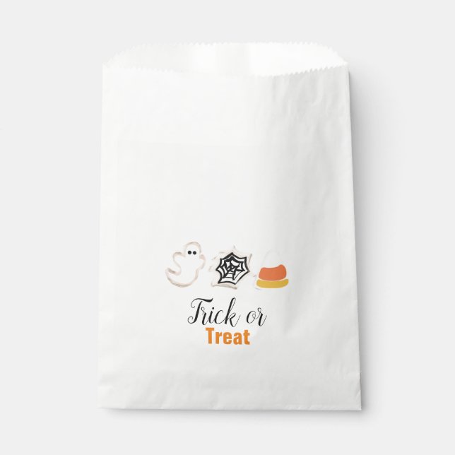 Halloween Cute Themed Cookies Favour Bag (Front)