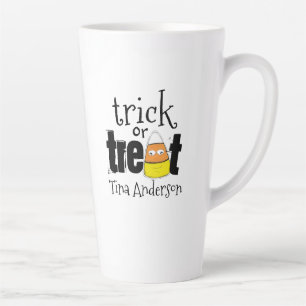 Halloween Cute Whimsical Candy Corn Funny Latte Mug