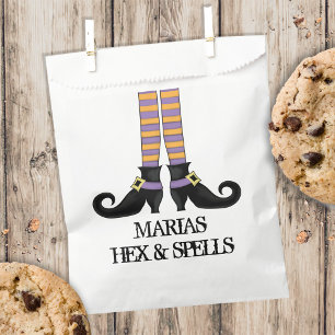 Halloween Cute Whimsical Witch Simple Stockings Favour Bag