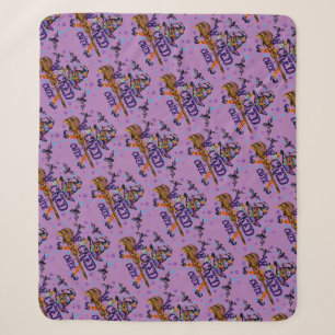 Halloween Cute Wicked Witch Sherpa Blanket