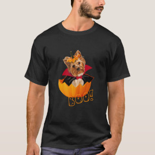 Halloween cute Yorkshire terrier dog pumpkin T-Shirt