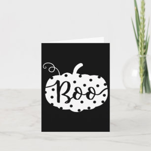 Halloween Cutest boo Pumpkin Women Gift  Card