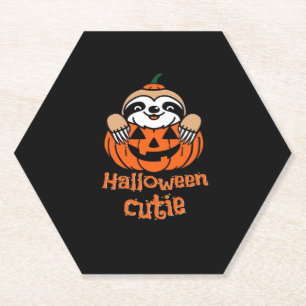 Halloween cutie sloth Essential T-Shirt Paper Coaster