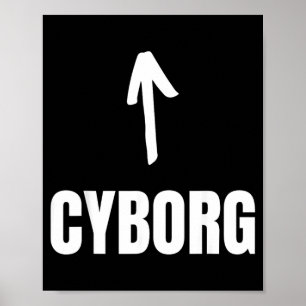Halloween Cyborg Poster