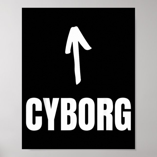 Halloween Cyborg Poster (Front)