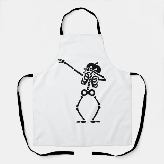halloween dab  apron (Front)