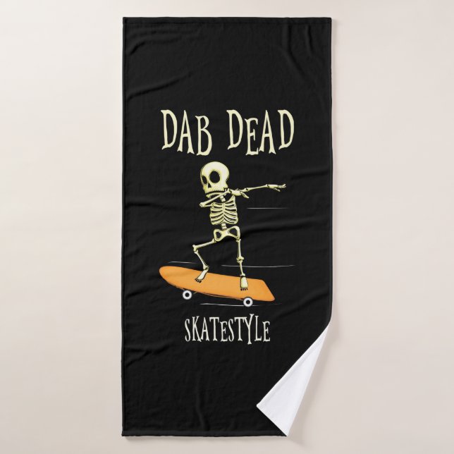 Halloween Dabbing Skatestyle Bath Towel (Bath Towel)