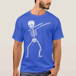 Halloween Dabbing Skeleton Funny Scary Dab Dance P T-Shirt