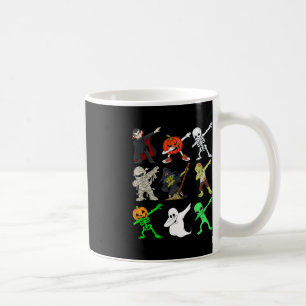 Halloween Dabbing Vampire Witch And Monsters Boys Coffee Mug