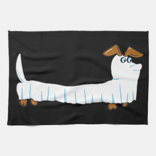 Halloween Dachshund Kitchen Towel