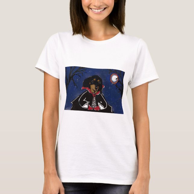 Halloween Dachshund T-Shirt (Front)