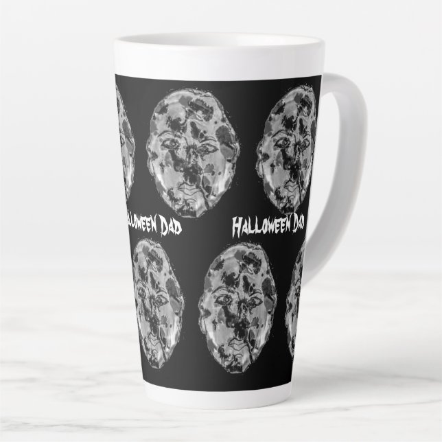 Halloween Dad Latte Mug (Right Angle)