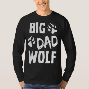 Halloween Dad Men Funny Costume Daddy Big Dad Wolf T-Shirt