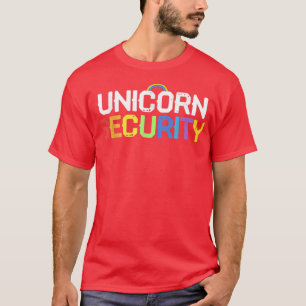 Halloween Dad Mom And Daughter Costume Unicorn Sec T-Shirt
