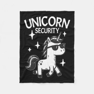 Halloween Dad Mom Daughter Parents Costume Unicorn Fleece Blanket