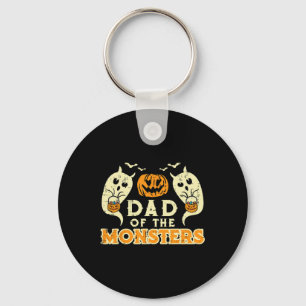 Halloween Dad Of Monsters Funny Family Costume Pap Keychain