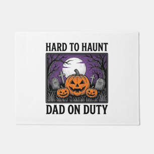 Halloween Dad Shirt Hard To Haunt Funny Father Des Doormat