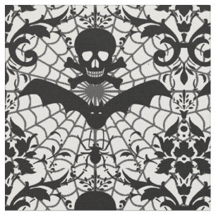 Halloween Damask Fabric