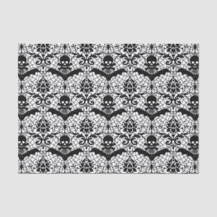 Halloween Damask Tissue Paper