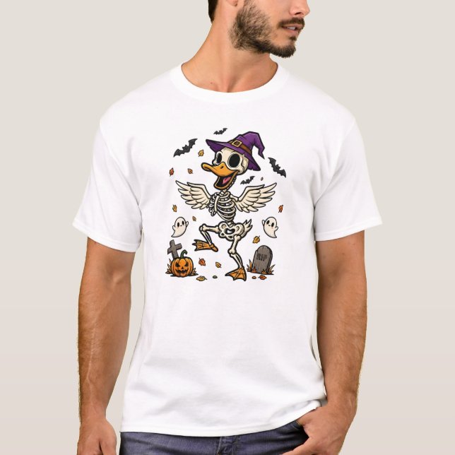 Halloween Dance Duck T-Shirt (Front)