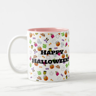 Halloween Dance Party Mug à café à deux tons