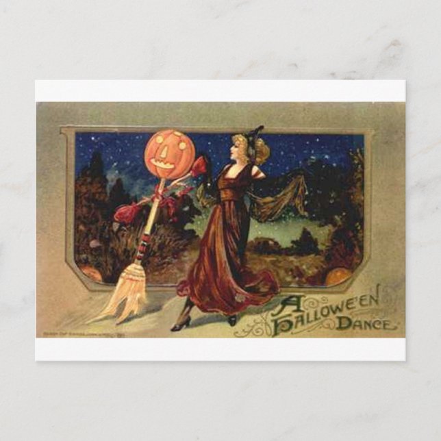 Halloween Dance Postcard (Front)