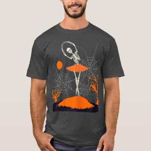 Halloween Dancer Skeleton Ballerina Costume Ballet T-Shirt