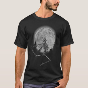 Halloween Dancing Ballet   Skeleton Dancing T-Shirt