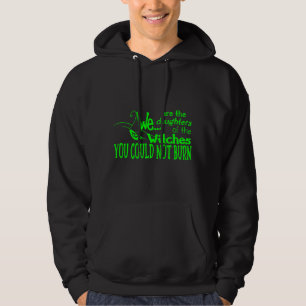 halloween daughters witches could not burn green hoodie