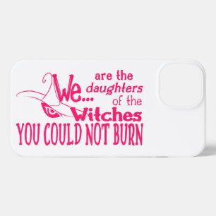 halloween daughters witches could not burn pink iPhone 13 case