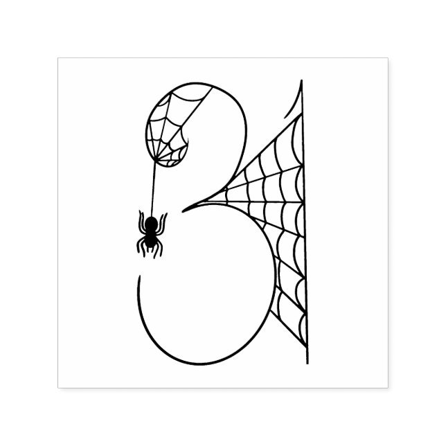 Halloween Day 31 Spider Webs Self-inking Stamp (Design)