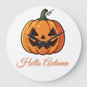 Halloween Day October Large Clock