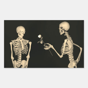 HALLOWEEN DAY OF THE DEAD SKELETON Sticker