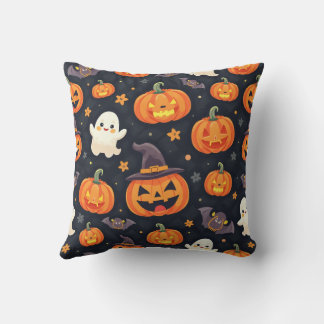  Halloween day patterned pillow(edit) Throw Pillow